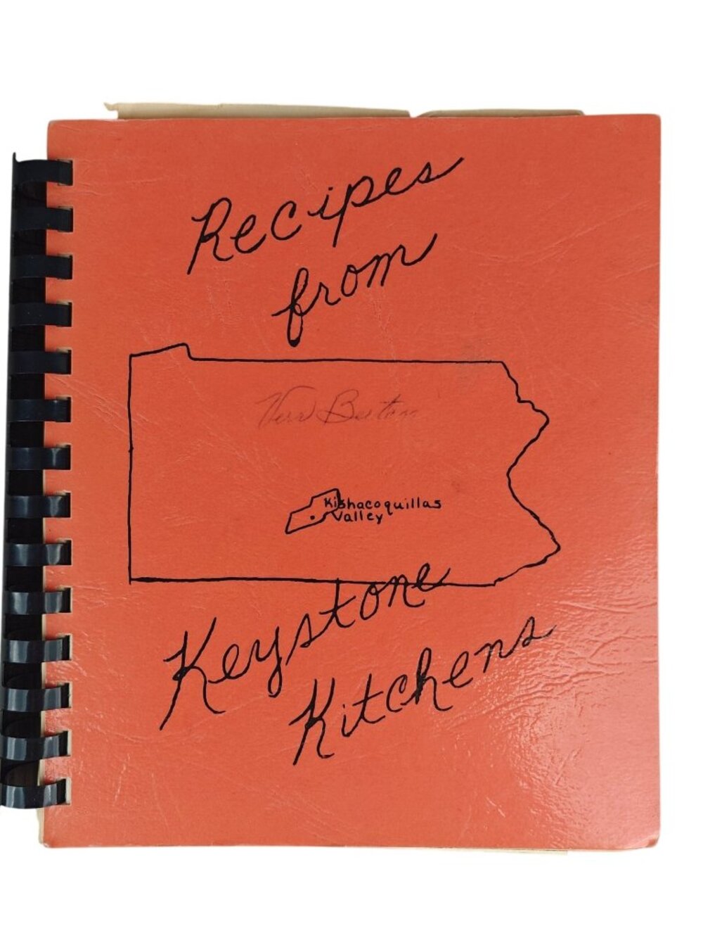 Recipes From Keystone Kitchens Ladies Auxiliary 1977 Spiral-Bound Cookbook